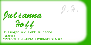 julianna hoff business card